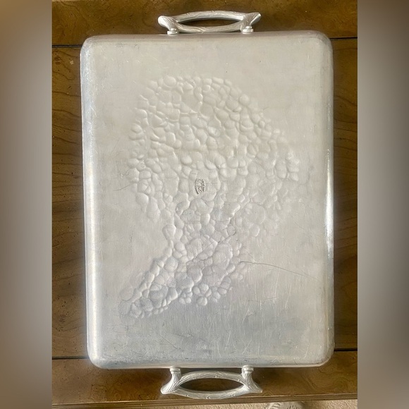Everlast Silver Bakeware aluminum tray for Modern Kitchens. Vintage. Big size - Picture 2 of 3